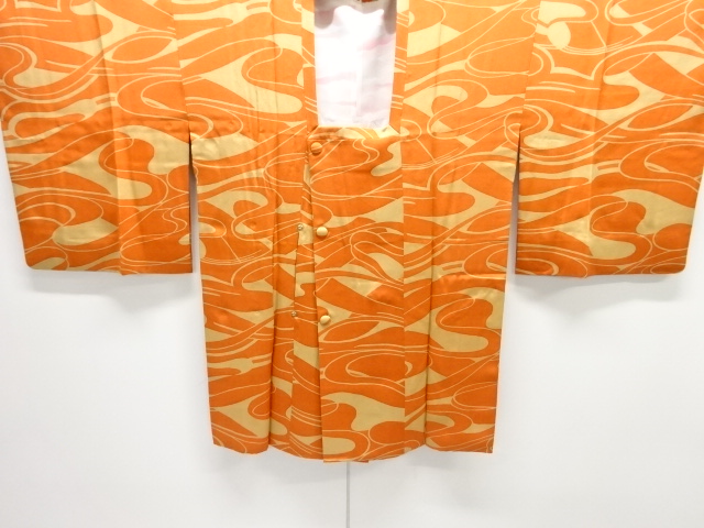 流水模様道行コート